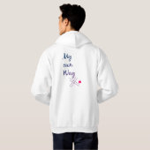 Men’s Typography Hoodie – My Own Way Quote (Schwarz voll)