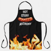 Men Sausage Black Modern Vater Koch GRILLEN Schürze (Vorderseite)