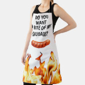 Men Sausage White Modern Vater Koch GRILLEN Schürze (InSitu)