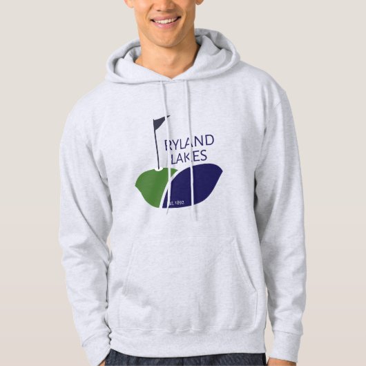 Men-Shirt - Modern Lake Logo (Groß) Hoodie (Vorderseite)