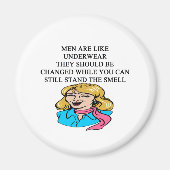 MEN sind wie Unterwäsche Magnet (Vorne)