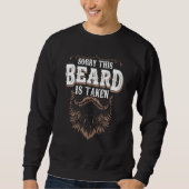 Men Sorry This Beard is Taken Country Retro Valent Sweatshirt (Vorderseite)