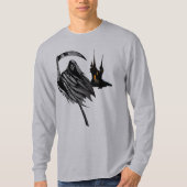 Men Spooky Grim Sensenmann Castle Halloween Shirt (Vorderseite)
