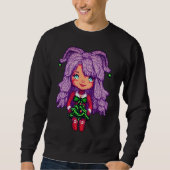 Men Sweatshirt Purplehair (Vorderseite)