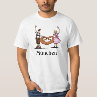 Men-T - Shirt München Couple Pretzel