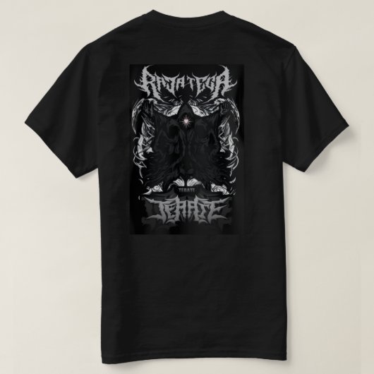 men t-shirt with design (Design Rückseite)