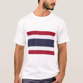 Men T Shirt with Flag of Thailand (Vorderseite)