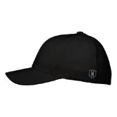 MEN Text Name Flexfir Wolle Herren Hübsch Cool-Hut Bestickte Baseballkappe (Links)