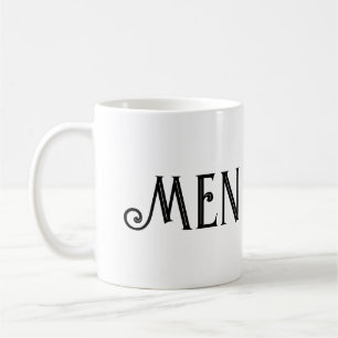 Men Text Valeria Schriftart Trinkbehälter Klassisc Kaffeetasse