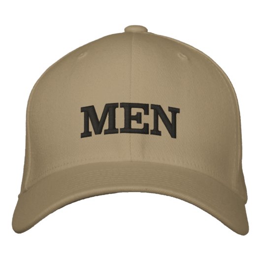 MEN Textname Basic Flexfit Wool Weiße Farbe Bestickte Baseballkappe (Vorderseite)