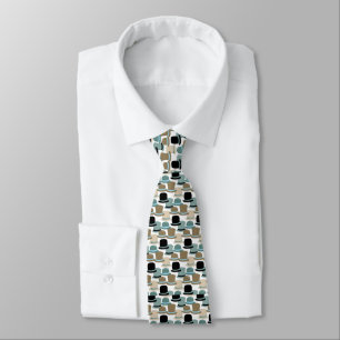 Men Tiled Hat Designer-Krawatte Krawatte