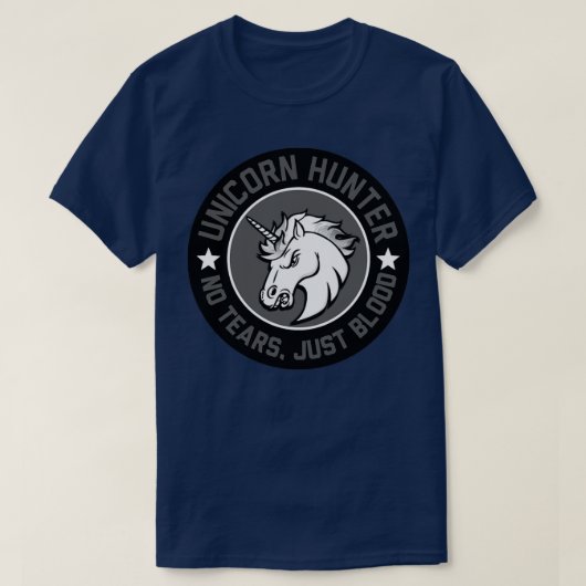 Men Unicorn Hunter T-Shirt (Design vorne)