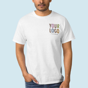 Men White Value T - Shirt mit dem Logo für benutze