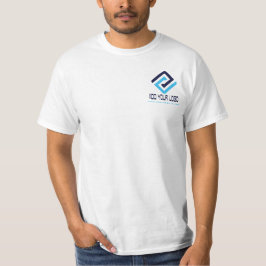 Men White Value T - Shirt mit dem Logo für benutze