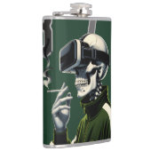 Men/Women 876 LESSONS LEARN Vinyl Wrapped Flask Flachmann (Rechts)