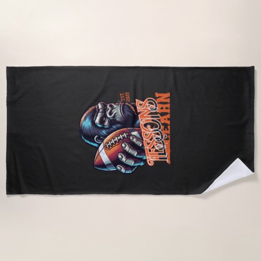 Men/Women Champion Gorilla Beach Towel Strandtuch (Vorderseite)