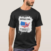 Men Women  Donkey Pox The Disease Destroying Ameri T-Shirt (Vorderseite)