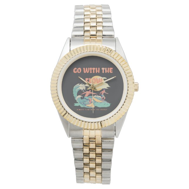 Men/Women Energy Flow Lessons Learn Watch Armbanduhr (Vorderseite)