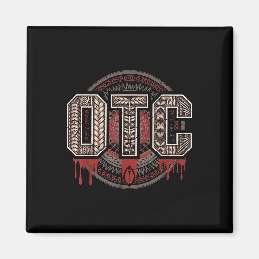 Men Women Kids Otc Bloodline Wrestling Roman Fan m Magnet (Vorne)