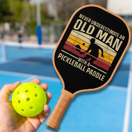 Men Women Paddelpickleball Player Black Pickleball Schläger
