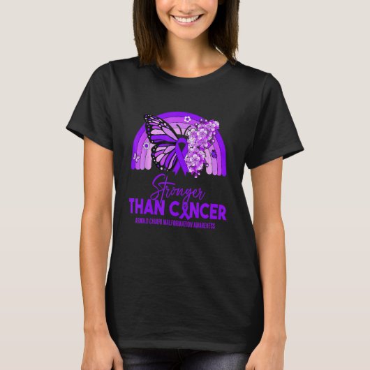 Men Womens Stronger als Arnold Chiari Malformatier T-Shirt (Vorderseite)