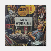 Men Working Magnet (Vorne)