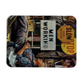 Men Working Magnet (Horizontal)
