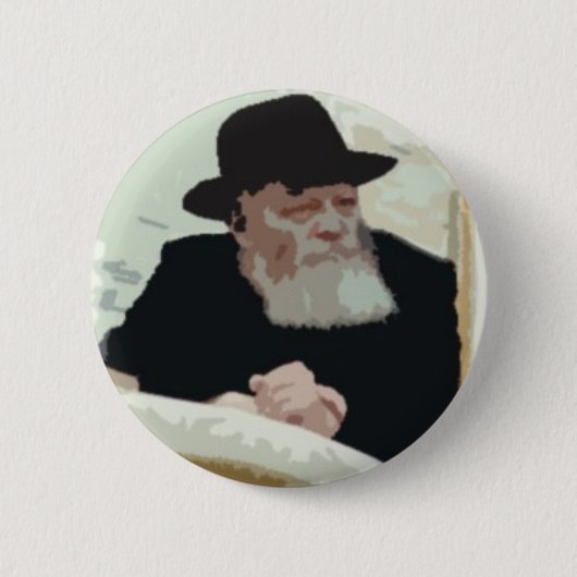 Menachem Mendel Schneersohn Button (Vorderseite)