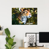 MENACING JAGUAR POSTER (Heimbüro)