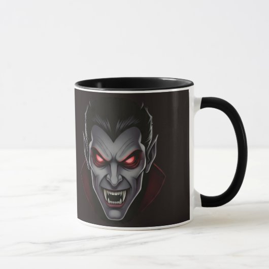 Menacing Vampire Mug Tasse (Rechts)