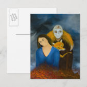 Menage a Trois Postkarte (Vorne/Hinten)