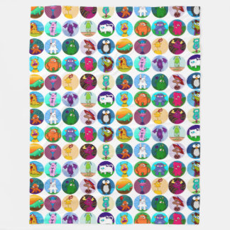 Menagerie-Decke Fleecedecke