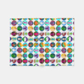 Menagerie-Decke, klein Fleecedecke (Vorderseite (Horizontal))