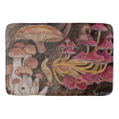 Menagerie der Pilze Badematte (Vorderseite)