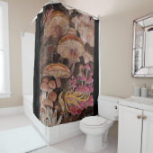 Menagerie der Pilze Duschvorhang (Beispiel)