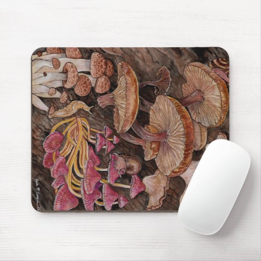 Menagerie der Pilze Mousepad (Mit Mouse)