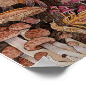 Menagerie der Pilze Poster (Ecke)