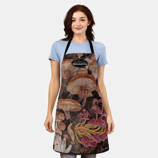 Menagerie der Pilze Schürze (Getragen)
