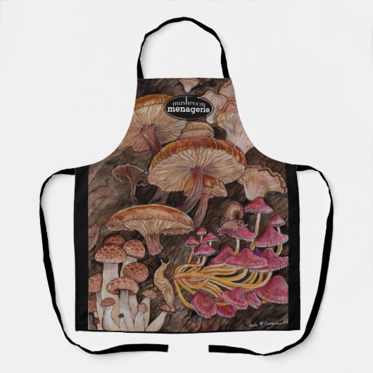 Menagerie der Pilze Schürze (Vorderseite)