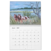 Menagerie! Kalender-ursprüngliche Tiergrafik 2019 Kalender (Mär 2027)