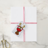 Menagerie-Stil Rudolf, Geschenkanhänger (Mit Garn)