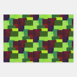 Menagerie von Mustern Geschenkpapier Set