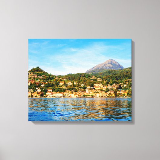 Menaggio am Comer See, Italien. Leinwanddruck (Vorderseite)