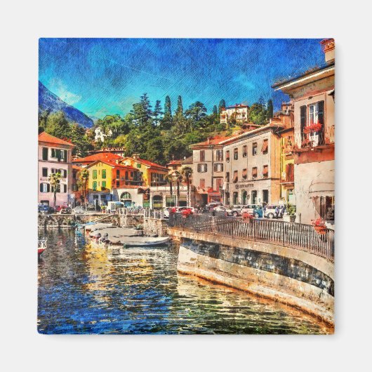 Menaggio am Como-See, Italien Magnet (Vorne)