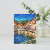 Menaggio am Como-See, Italien Postkarte (Stehend Vorderseite)