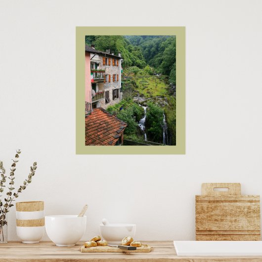 Menaggio Cliffs Poster (Küche)