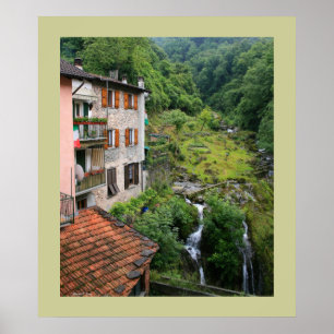 Menaggio Cliffs Poster