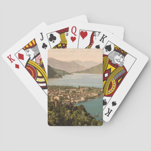 Menaggio III, See Como, Lombardei, Italien Spielkarten (Rückseite)