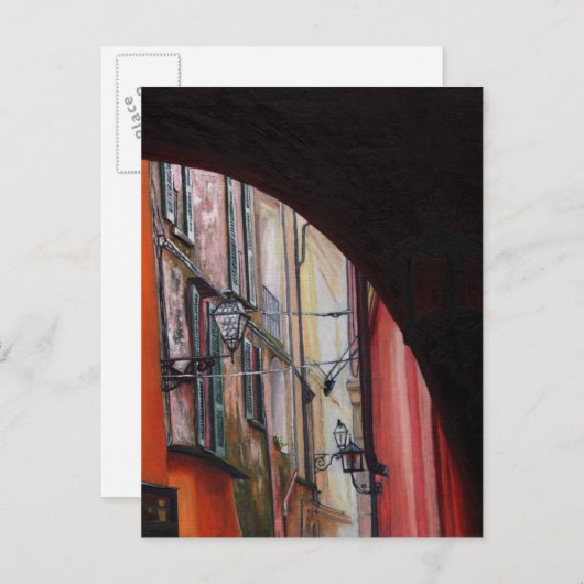 Menaggio Laternen 2012 Postkarte (Vorne/Hinten)