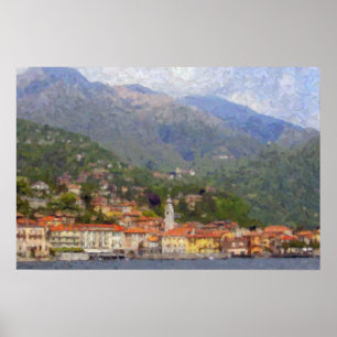 Menaggio, See Como Plakat